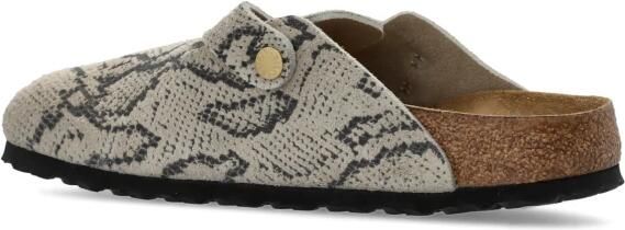 Birkenstock Slipper Boston Rivet Logo 1033086 Snake Oyster Smal - Foto 12