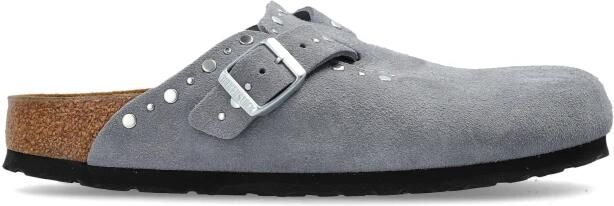 Birkenstock Clogs van echt leer met siernagels model 'Boston Rivet'