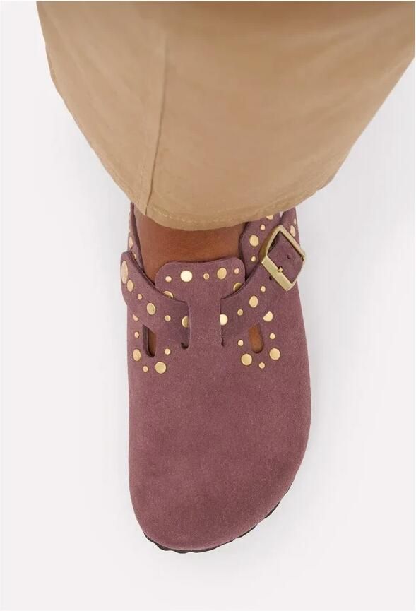 Birkenstock Boston Rivets Suède Leer Smalle Pasvorm - Foto 4