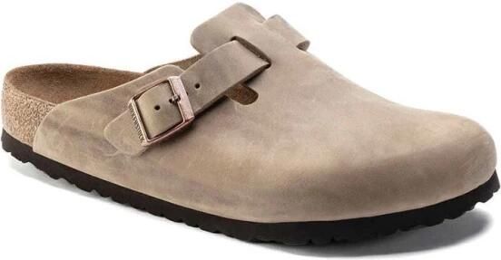 Birkenstock Boston SFB Oiled Leather Sandalen Regular bruin