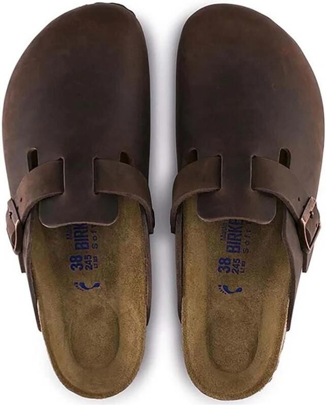 Birkenstock Boston NU Oiled Soft Footbed Smal Habana Bruin Unisex Instapper - Foto 2