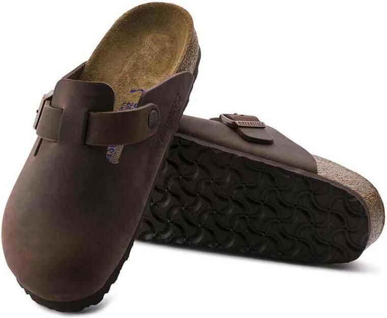 Birkenstock Boston NU Oiled Soft Footbed Smal Habana Bruin Unisex Instapper - Foto 5