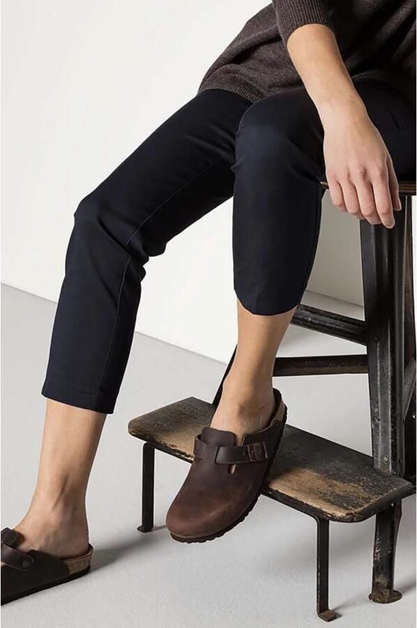 Birkenstock Boston NU Oiled Soft Footbed Smal Habana Bruin Unisex Instapper - Foto 3