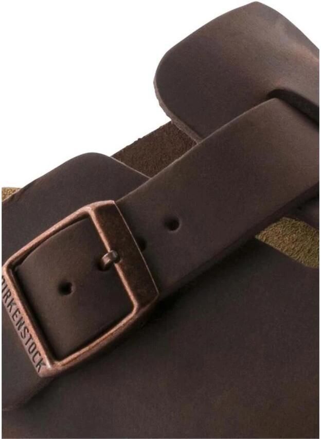 Birkenstock Boston SFB Oiled Leather Sandalen Regular bruin - Foto 3