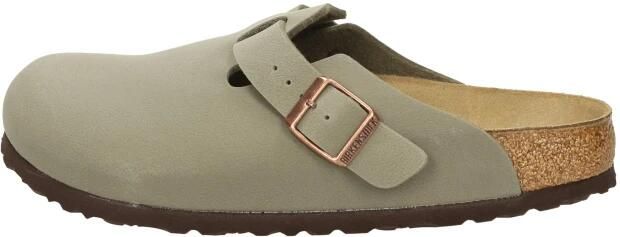 Birkenstock Slippers Boston Birkibuc Fashion Wear Volwassen