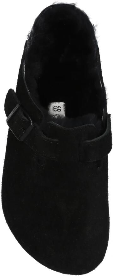 Birkenstock Boston Shearling zwart suède regular uni (259881) - Foto 6