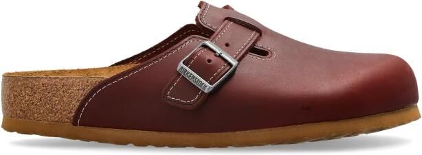 BIRKENSTOCK Muiltjes 'Boston' kastanjebruin