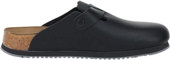 Birkenstock Boston black leather regular super grip sole - Foto 2