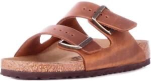 Birkenstock Arizona Natural Leather Oiled Narrow Fit Cognac - Foto 7