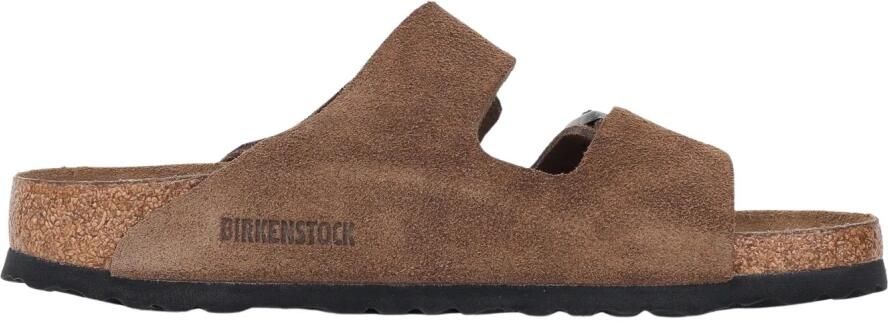 Birkenstock Sandalen Arizona SF Suede Leather Narrow Dark Tea Tonal - Foto 2