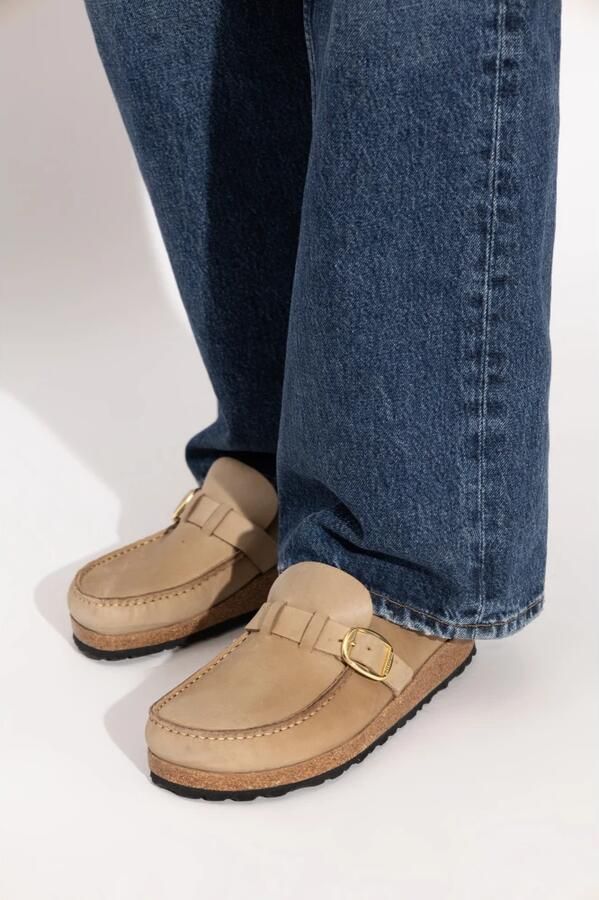 BIRKENSTOCK Instappers Dames Buckley Suède Beige - Foto 6