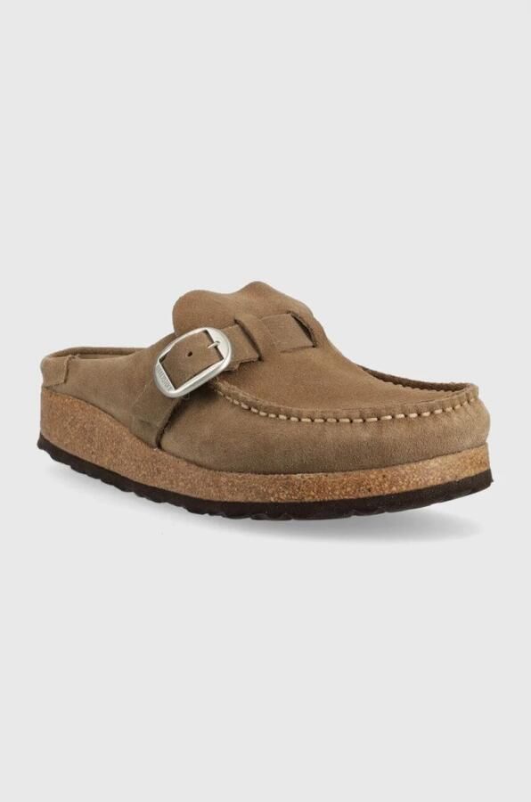 BIRKENSTOCK Instappers Dames Buckley Dames Suède Taupe - Foto 4