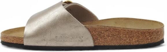 BIRKENSTOCK Slippers Dames Catalina Cushion Buckle Leatherlook Goud - Foto 10