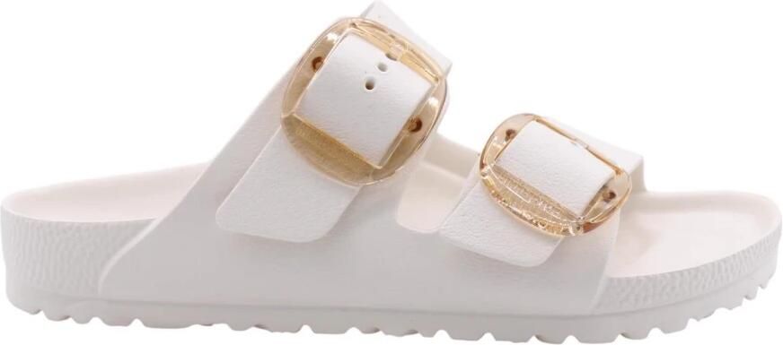 Birkenstock Arizona Big Buckle EVA Slippers Eggshell Narrow Fit Dames - Foto 3