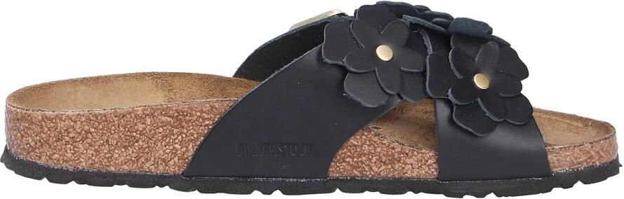 Birkenstock Comfortabele Leren Sandaal Siena Flower