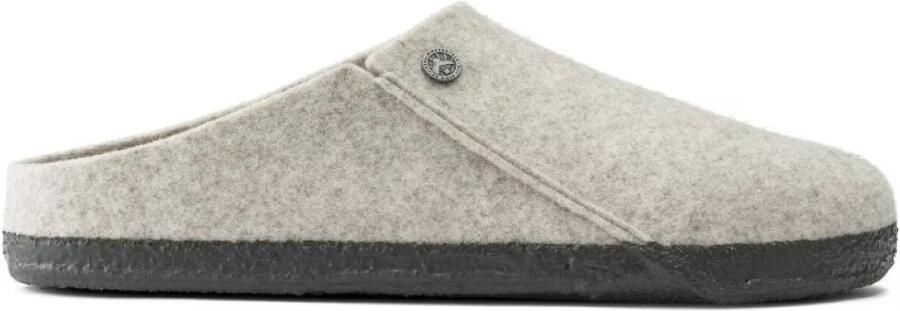 Birkenstock Zermatt Wool Felt Pantoffels Regular beige