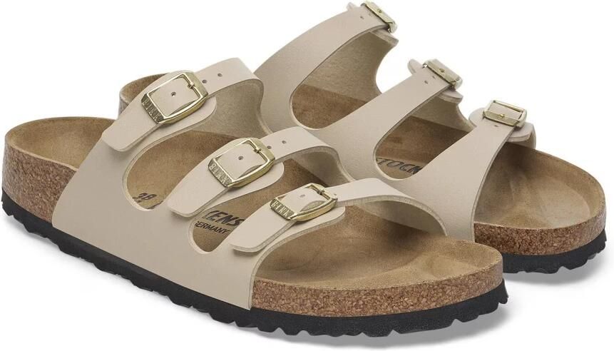 Birkenstock Women's Florida Birko-Flor Sandalen Narrow beige - Foto 8