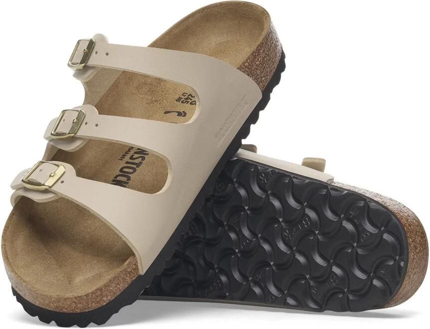 Birkenstock Women's Florida Birko-Flor Sandalen Narrow beige - Foto 6