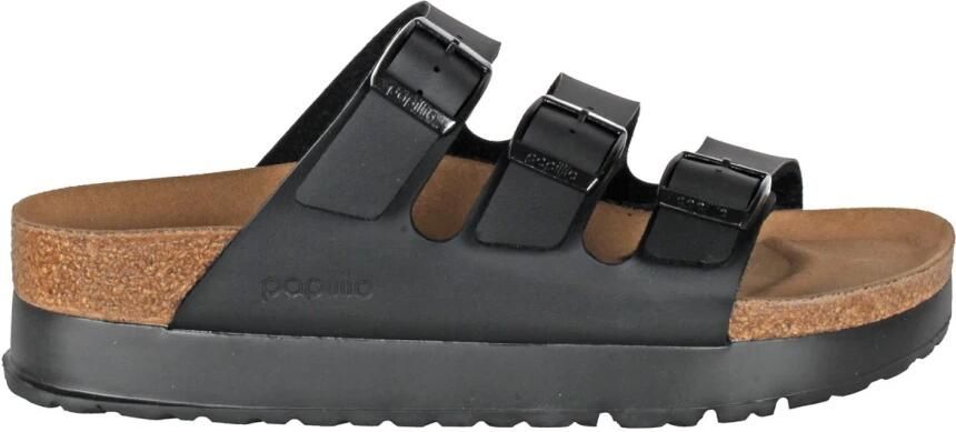 BIRKENSTOCK Slippers Dames Arizona Platform Dames Maat: 41 Materiaal: Kunststof Kleur: Zwart - Foto 5
