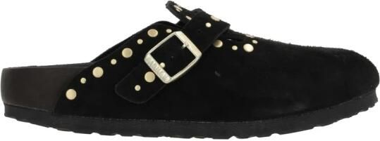 Birkenstock Gespenkte Suède Mule Sandalen - Foto 2