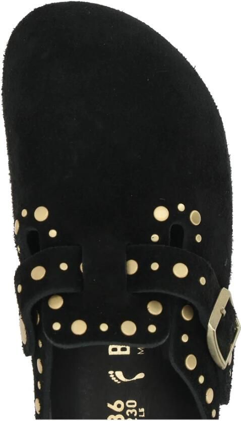 Birkenstock Gespenkte Suède Mule Sandalen