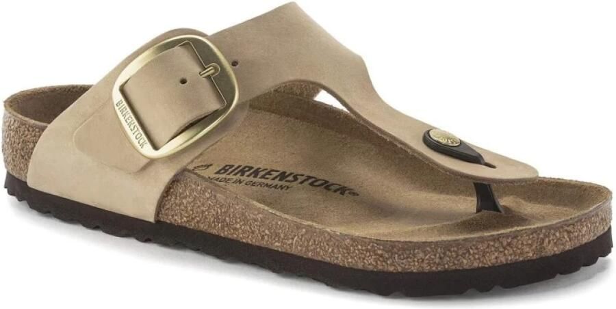 Birkenstock Gizeh Big Buckle Nubuck Leather Regular