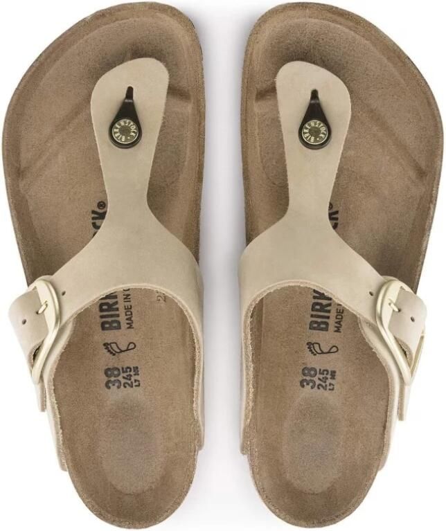 Birkenstock Gizeh Big Buckle Nubuck Leather Regular - Foto 3