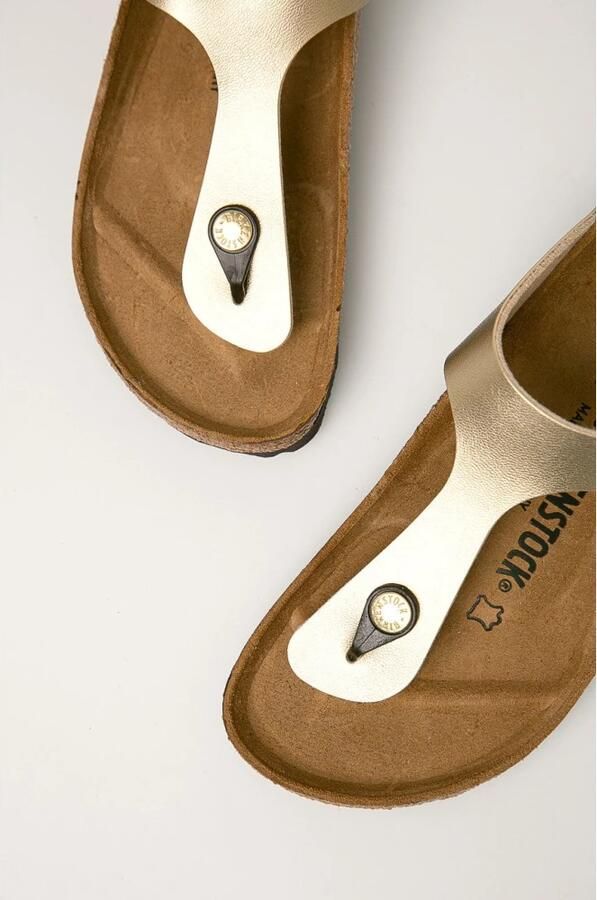 Birkenstock Teenslippers Sandales Gizeh effet métallique - Foto 11