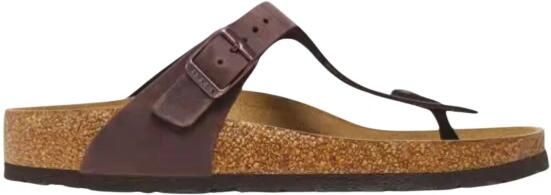 Birkenstock Gizeh FL Sandalen Regular beige bruin