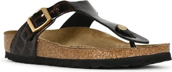 BIRKENSTOCK Teenslipper 'Gizeh' bruin zwart - Foto 7