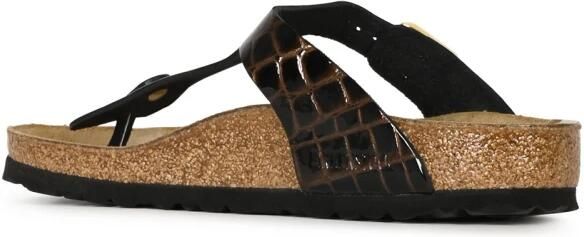 BIRKENSTOCK Teenslipper 'Gizeh' bruin zwart - Foto 6
