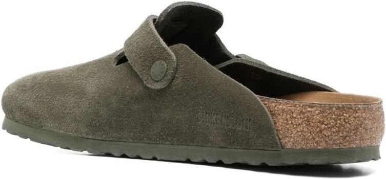 Birkenstock Groene Suède Instap Pantoffels - Foto 2