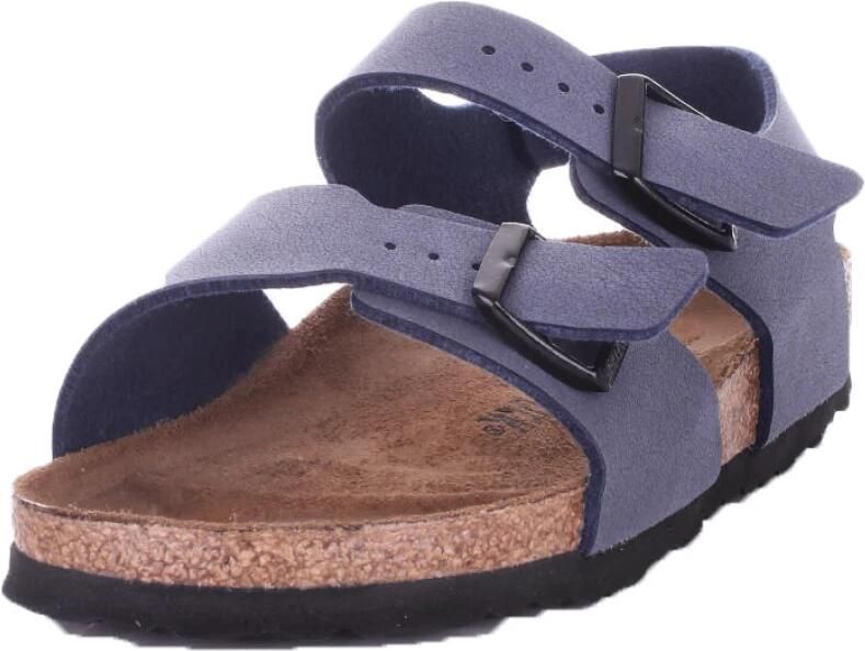 Birkenstock New York Junior Birko Flor BC Narrow Junior Sandaal Marineblauw - Foto 10