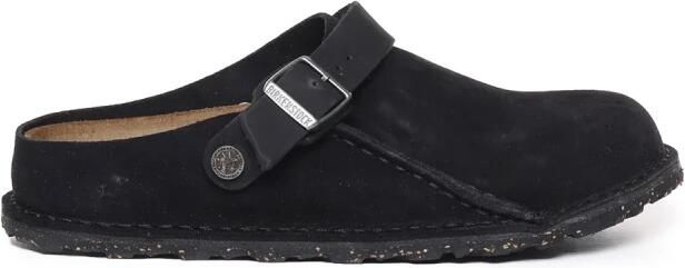 Birkenstock Premium Suède Sabot met Anatomisch Voetbed Black Dames