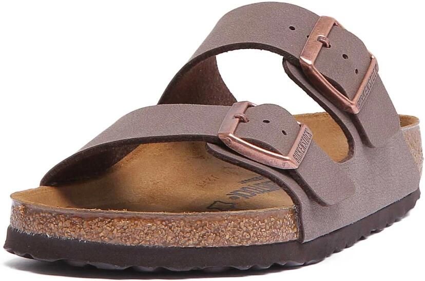 Birkenstock Slippers van echt leer met brede riempjes model 'ARIZONA' - Foto 20