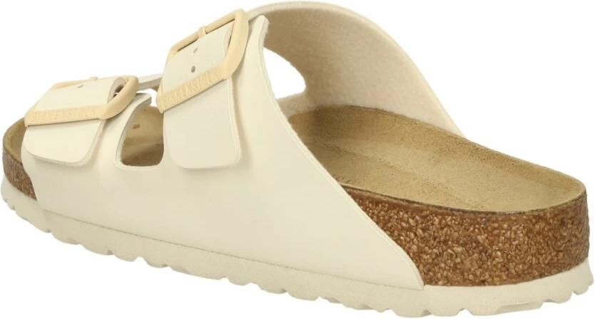 Birkenstock Arizona Birko-Flor Eggshell Smal Voetbed Dames Slipper - Foto 10