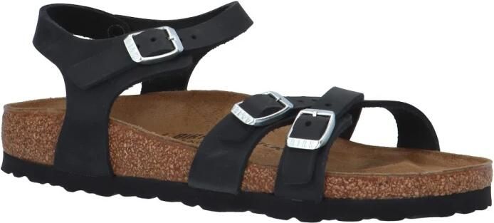 Birkenstock Kumba Dames Sandalen Black Narrow-fit Zwart Nubuck - Foto 6