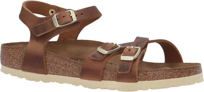 Birkenstock Kumba Dames Sandalen Cognac Narrow fit | Cognac | Nubuck - Foto 6