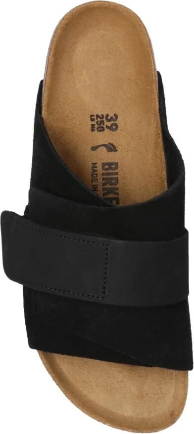 Birkenstock Suede Kyoto Sandalen met Verstelbare Sluiting Zwart Dames - Foto 10