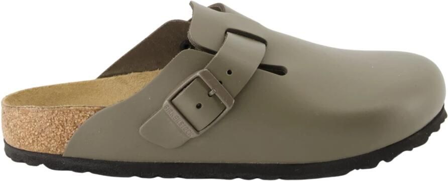 Birkenstock Boston BS Slippers Concrete Gray Narrow Fit Unisex - Foto 3