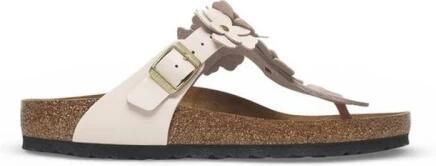 Birkenstock Leren Flat Sandalen