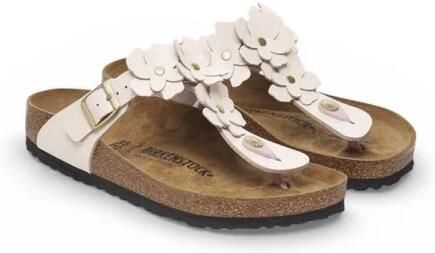 Birkenstock Leren Flat Sandalen - Foto 2