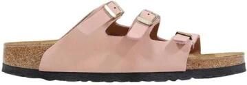 Birkenstock Leren Flat Sandalen met Design