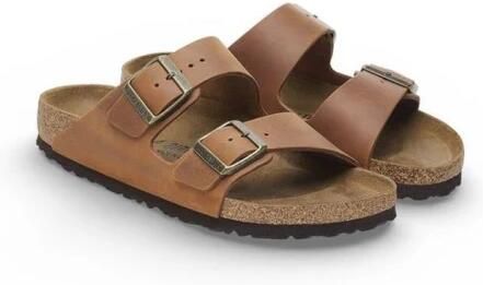 Birkenstock Leren Platte Sandalen - Foto 2