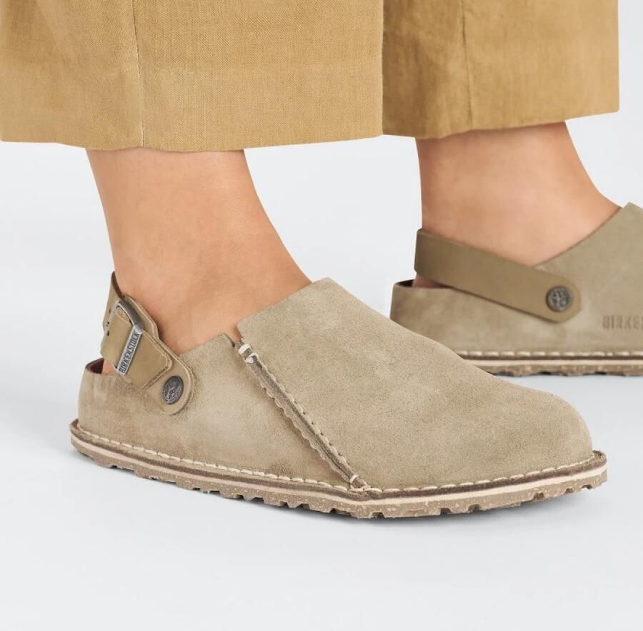 BIRKENSTOCK Instappers Dames Lutry Suède Taupe - Foto 8