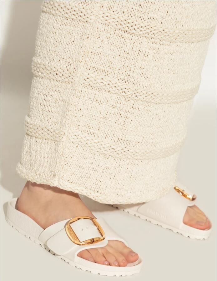BIRKENSTOCK Badslippers Dames Madrid Big Buckle Eva Rubber Wit - Foto 12