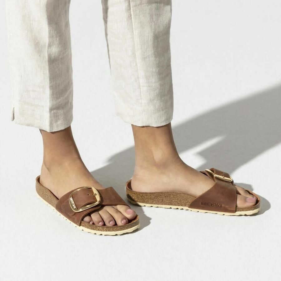 Birkenstock slippers MADRID BIG BUCKLE met ergonomisch gevormd voetbed in smalle schoenwijdte - Foto 8