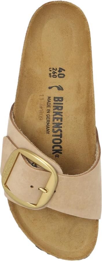 BIRKENSTOCK Slippers Dames Madrid Big Buckle Dames Suède Zand - Foto 2