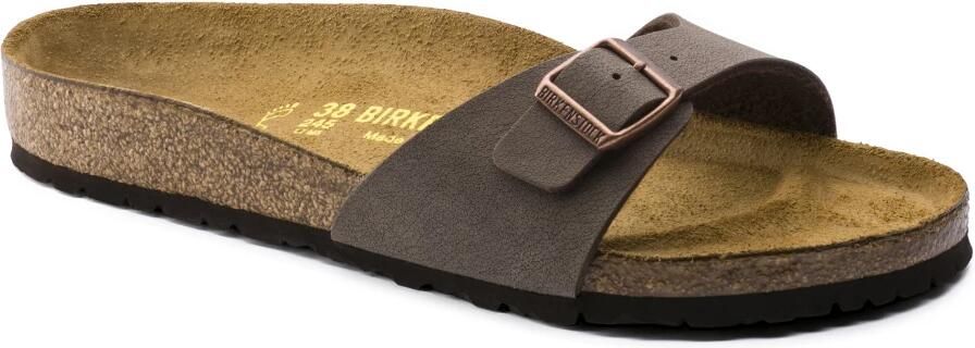 Birkenstock Madrid Dames Slippers Mocha Regular fit | Bruin | Imitatieleer - Foto 14