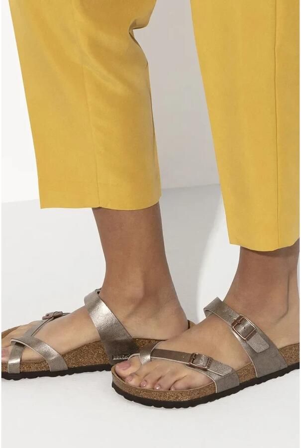 Birkenstock Groene zomersliders Stijlvol en comfortabel Green Dames - Foto 6